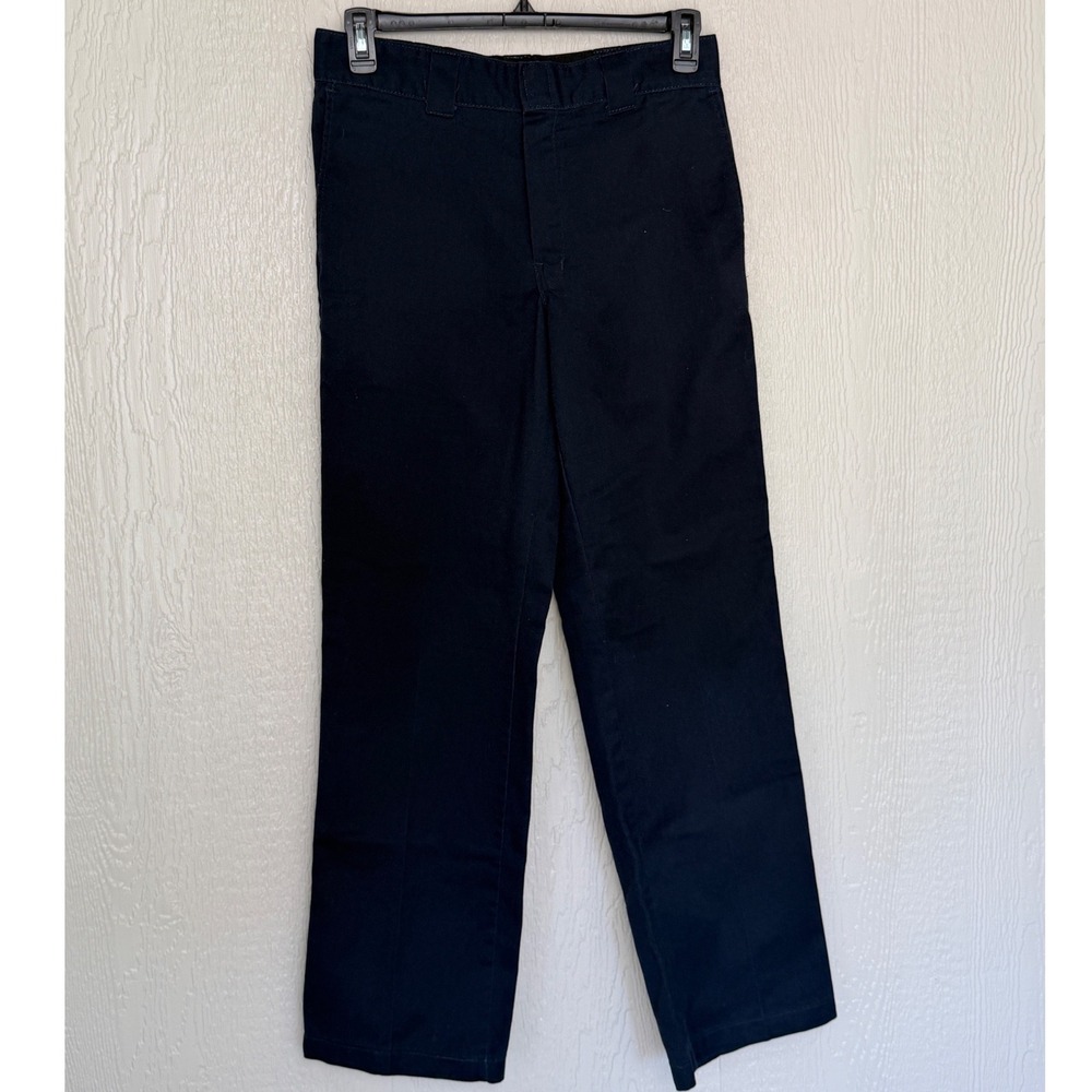 Dickies 874 Flex Original Fit Work Pants Mens 32x32 Navy Blue Twill Trousers EUC